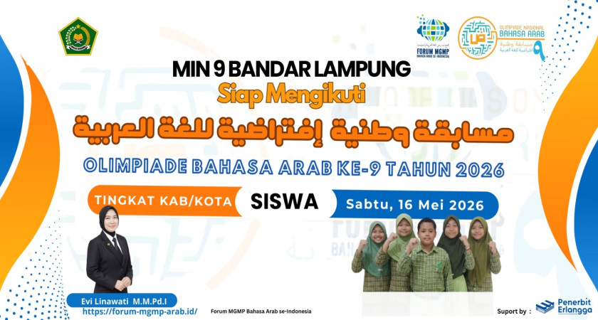 MIN 9 Bandar Lampung Perkuat Literasi Bahasa Arab Lewat Ajang OBA Ke-9 2026 ‎ ‎
