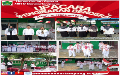 Upacara Pengibaran Bendera Senin 26 Februari 2024