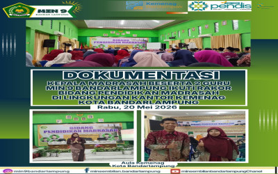 Kepala MIN 9 Bandarlampung Bersama Dua Guru Hadiri Rakor Pendidikan Madrasah Kemenag Kota